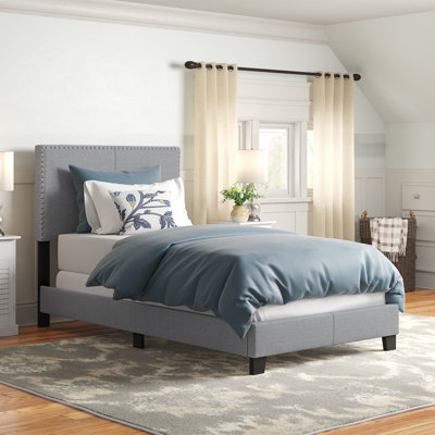 Charlie upholstered standard bed discount
